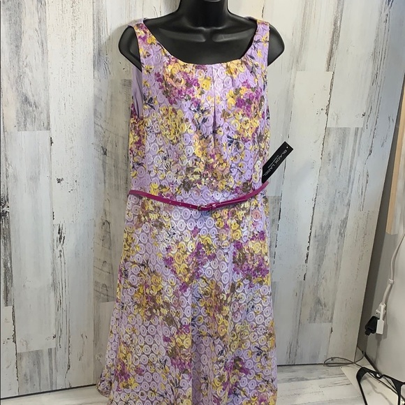 Evan Picone Dresses & Skirts - NWT-EVAN-PICONE DRESS BLACK LABEL COLORFUL